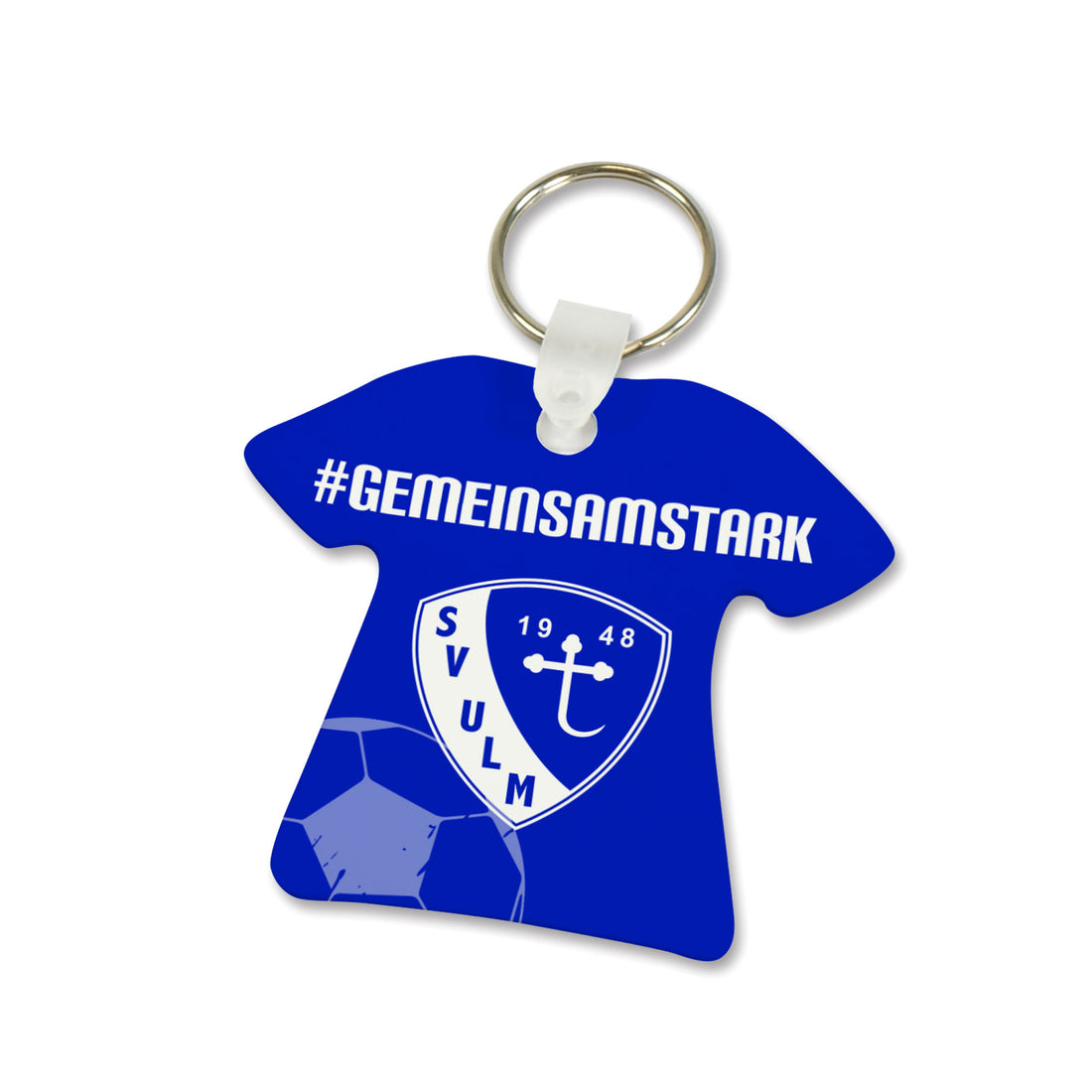T-Shirt Shape Sublimation Keyring – White Glossy Custom Printable Keychain for Photos, Logos & Gifts
