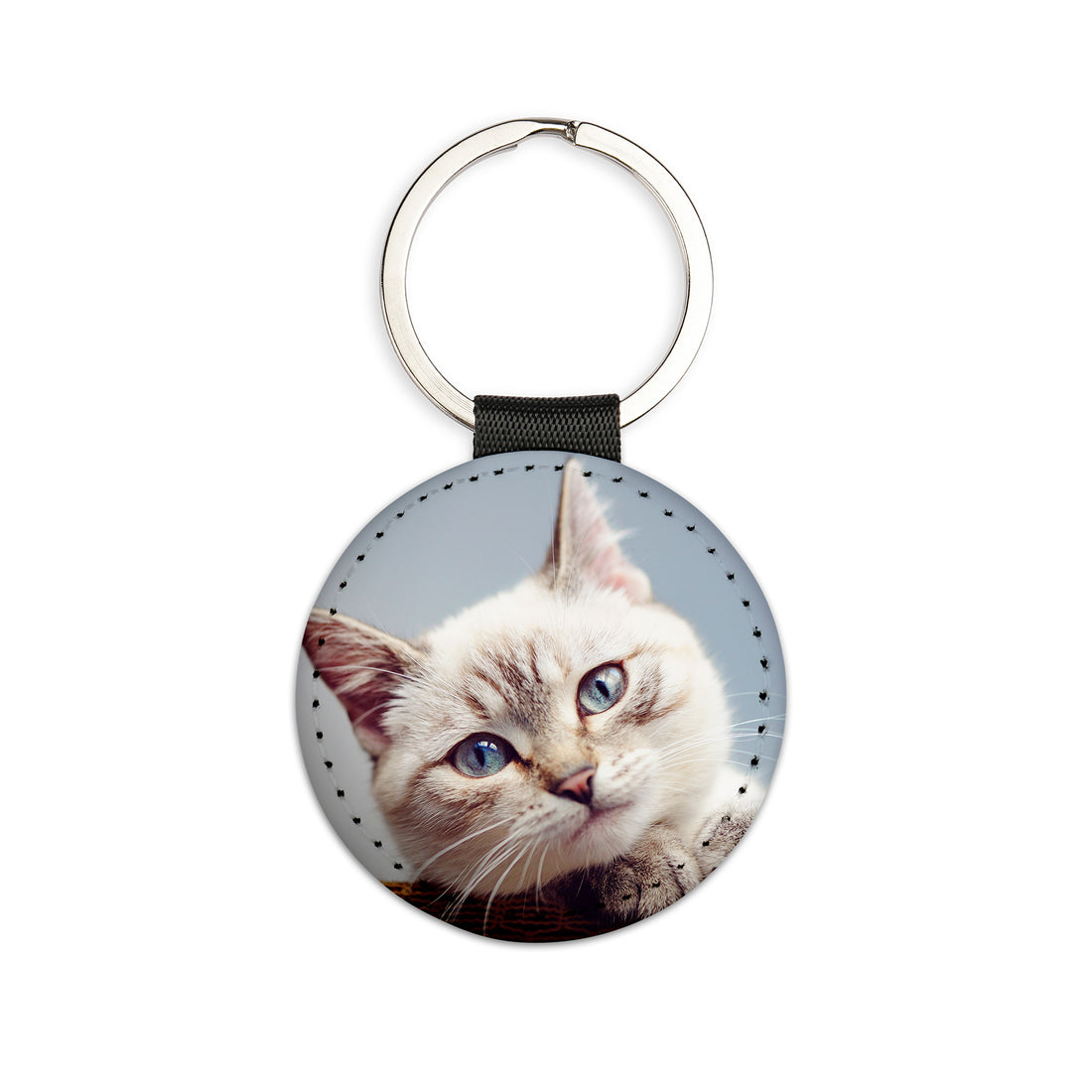 Sublimation Keychain Key tag made from faux leather, various sizes