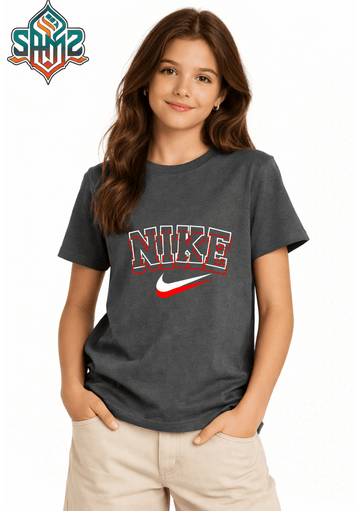 Double Layer Nike Design – Premium DTF Transfer Print for T-Shirts | Custom Heat Transfer Design for Men Women Kids | High Quality Graphic Shirt Printing | SAMZ 24