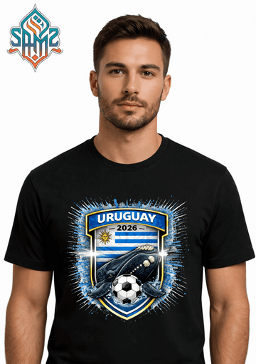 Uruguay 2026 – High Quality Football DTF Print for WM 2026 Apparel Germany | SAMZ 24