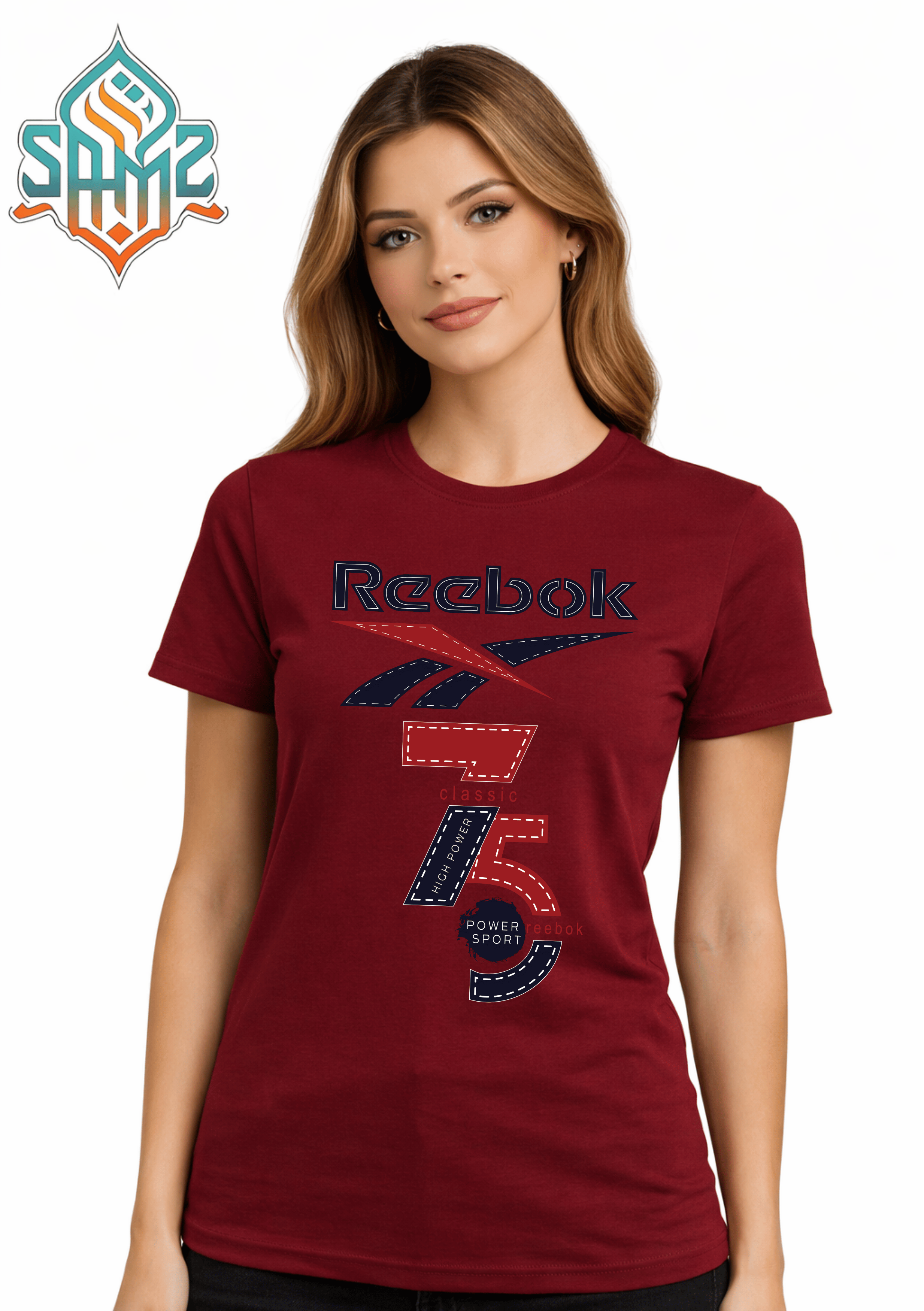 Reebok 75 – Premium DTF Transfer Print for T-Shirts | Custom Heat Transfer Design Unisex | High Quality Shirt Printing | SAMZ 24