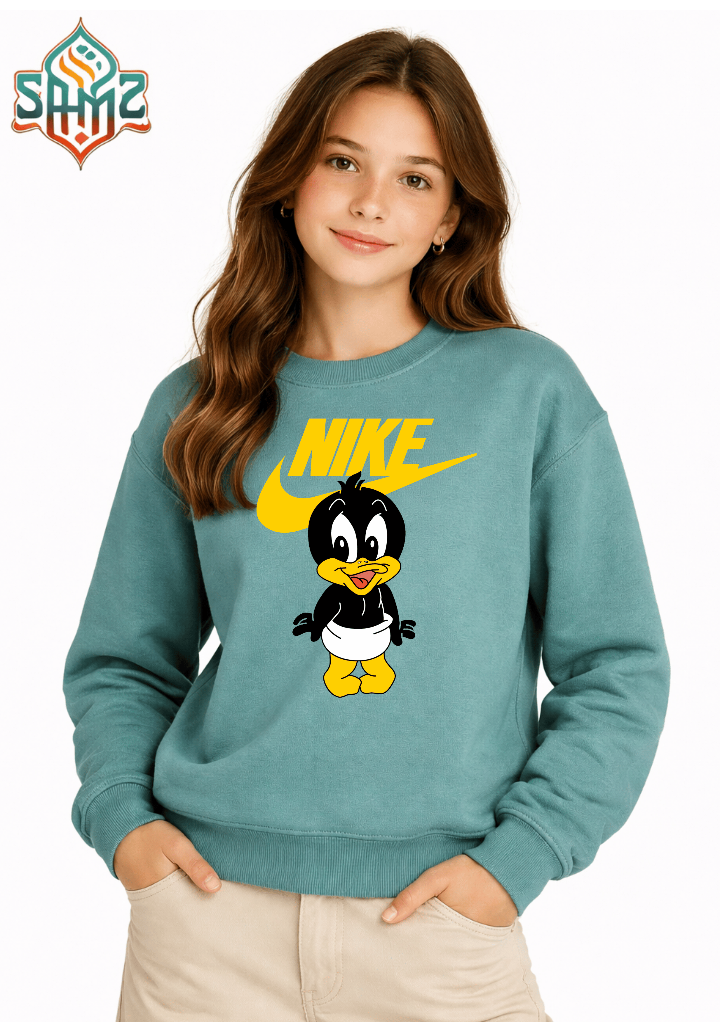 Nike Daffy Duck Cartoon – Premium DTF Transfer Print for T-Shirts | Custom Heat Transfer Unisex | High Quality Shirt Printing | SAMZ 24