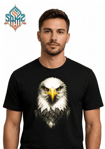 Majestic Eagle Portrait – Premium DTF Transfer Print for T-Shirts | Custom Heat Transfer Design Unisex | High Quality Shirt Printing | SAMZ 24