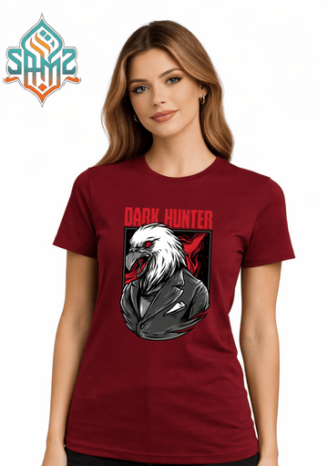 Dark Hunter Eagle – Premium DTF Transfer Print for T-Shirts | Custom Heat Transfer Unisex | High Quality Shirt Printing | SAMZ 24
