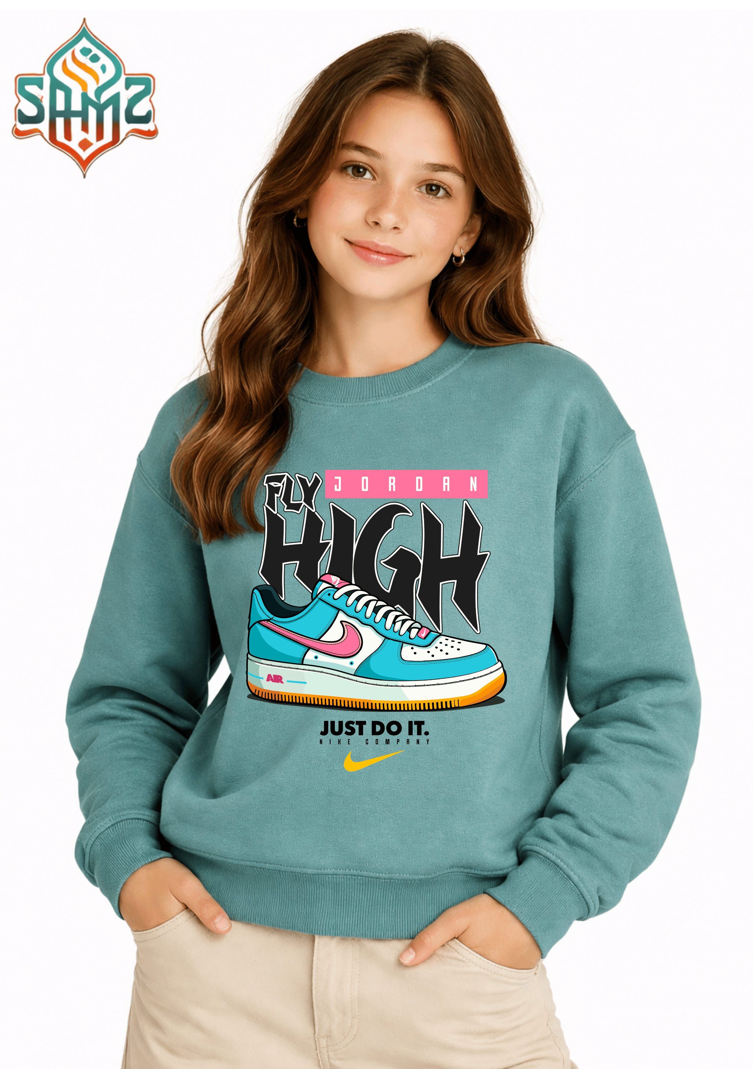 Jordan High Sneaker – Premium DTF Transfer Print for T-Shirts | Custom Heat Transfer Unisex | High Quality Shirt Printing | SAMZ 24