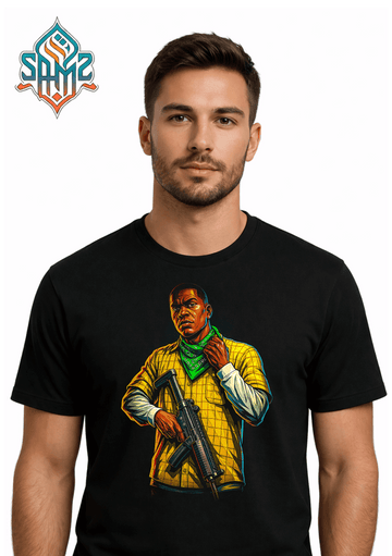 Franklin Gta 5 Character – Premium DTF Transfer Print for T-Shirts | Custom Heat Transfer Design Unisex | High Quality Shirt Printing | SAMZ 24