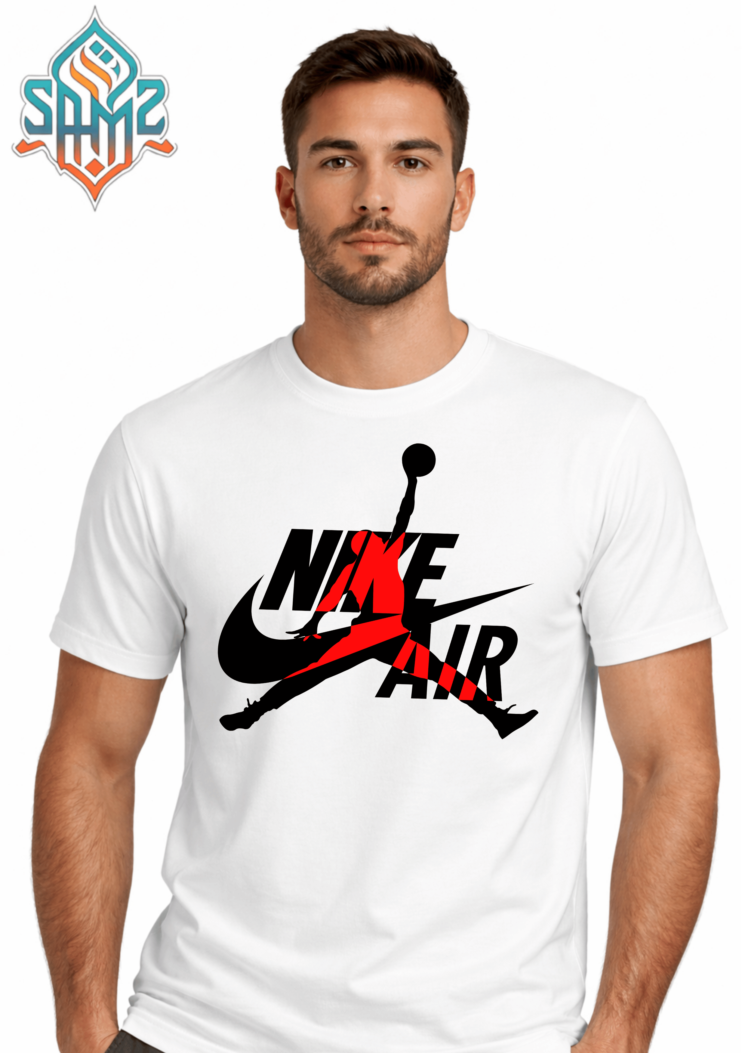 Nike Air Splash – Premium DTF Transfer Print for T-Shirts | Custom Heat Transfer Design Unisex | High Quality Shirt Printing | SAMZ 24