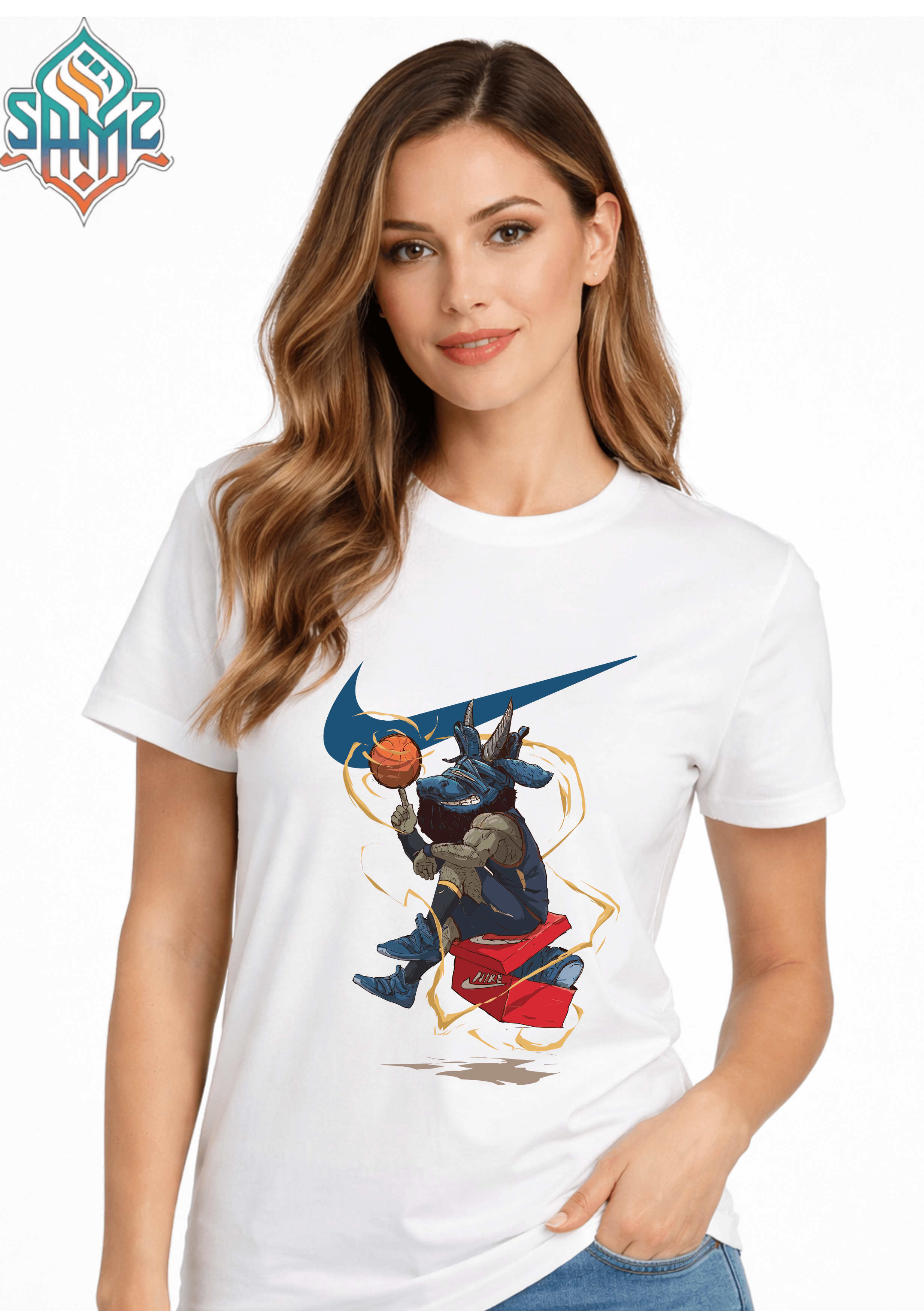 Basketball Beast Nike – Premium DTF Transfer Print for T-Shirts | Custom Heat Transfer Design for Men Women Kids | High Quality Graphic Shirt Printing | SAMZ 24
