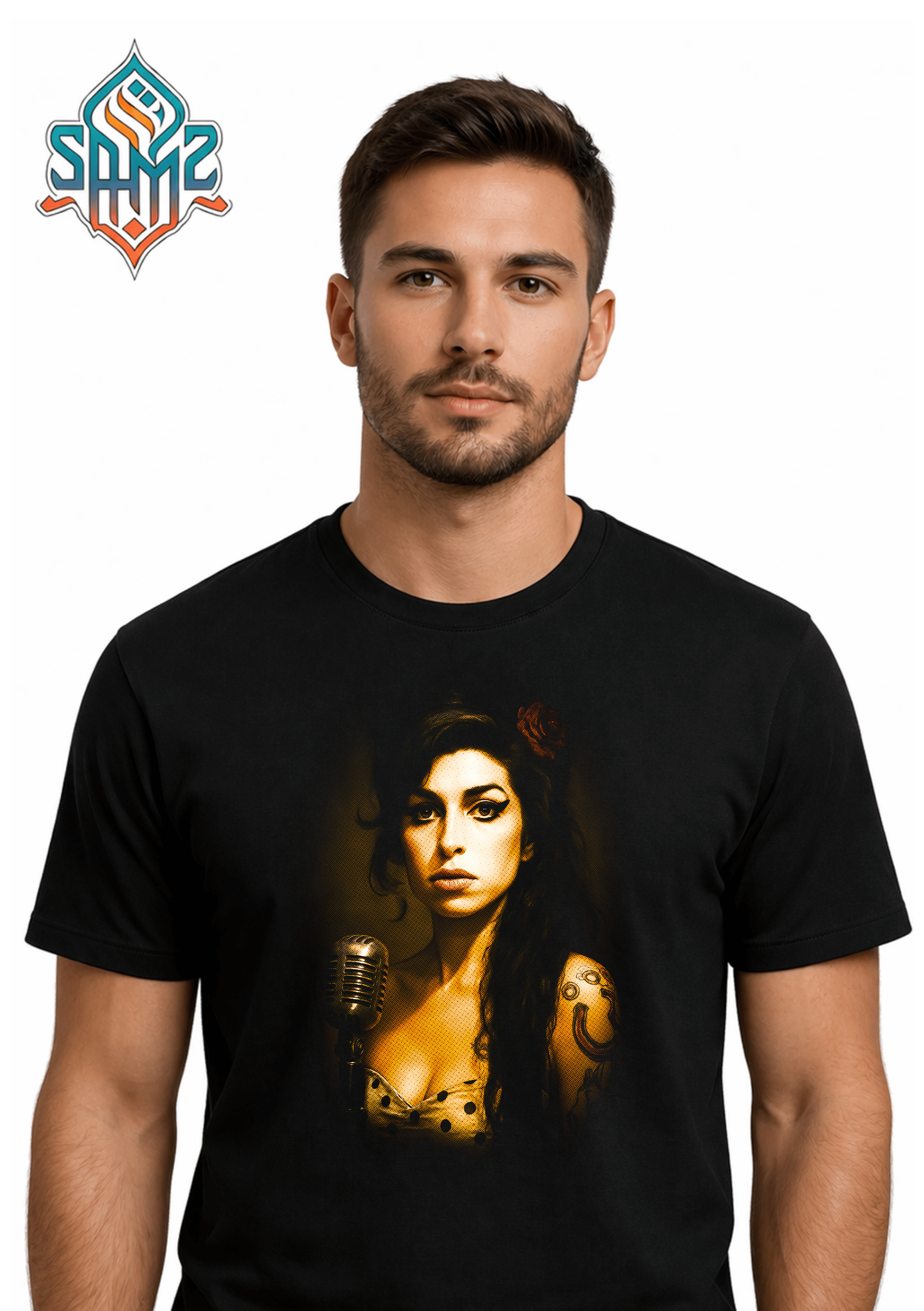 Iconic Rock Star – Premium DTF Transfer Print for T-Shirts | Custom Heat Transfer Design Unisex | High Quality Shirt Printing | SAMZ 24