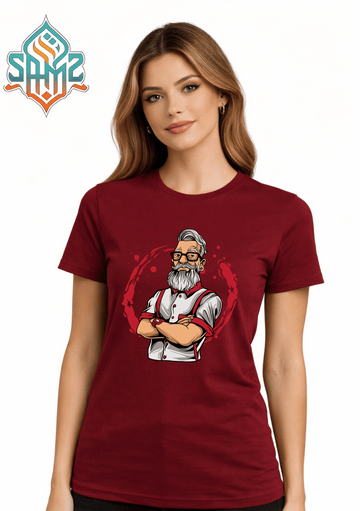 Hipster Barber – Premium DTF Transfer Print for T-Shirts | Custom Heat Transfer Unisex | High Quality Shirt Printing | SAMZ 24