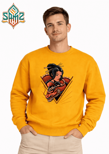Dragon Lady Power – Premium DTF Transfer Print for T-Shirts | Custom Heat Transfer Unisex | High Quality Shirt Printing | SAMZ 24