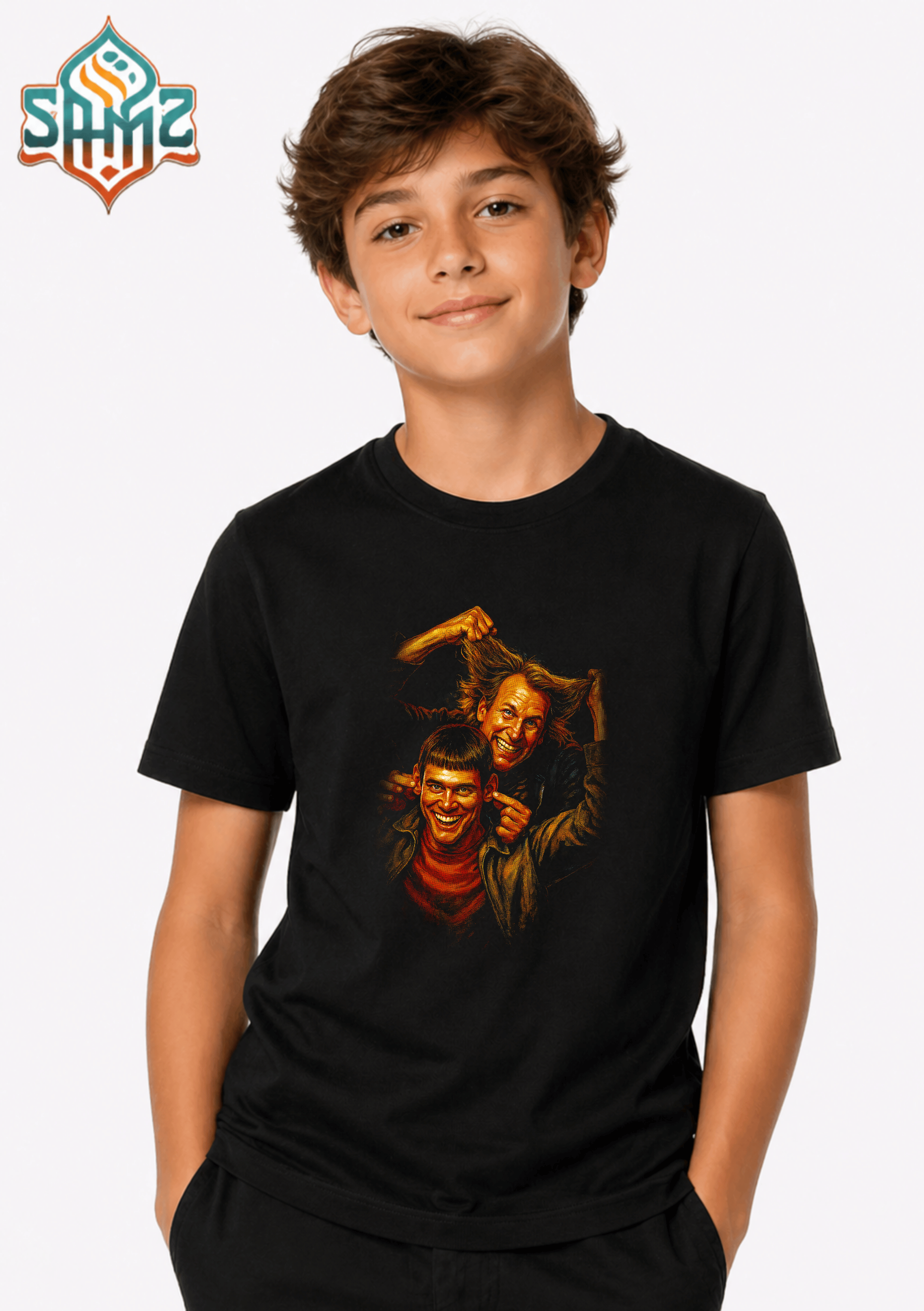 Dumb and Dumber Art - Premium DTF Transfer Print for T-Shirts | Custom Heat Transfer Design Unisex | High Quality Shirt Printing | SAMZ 24