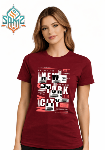 New York Brooklyn – Premium DTF Transfer Print for T-Shirts | Custom Heat Transfer Unisex | High Quality Shirt Printing | SAMZ 24