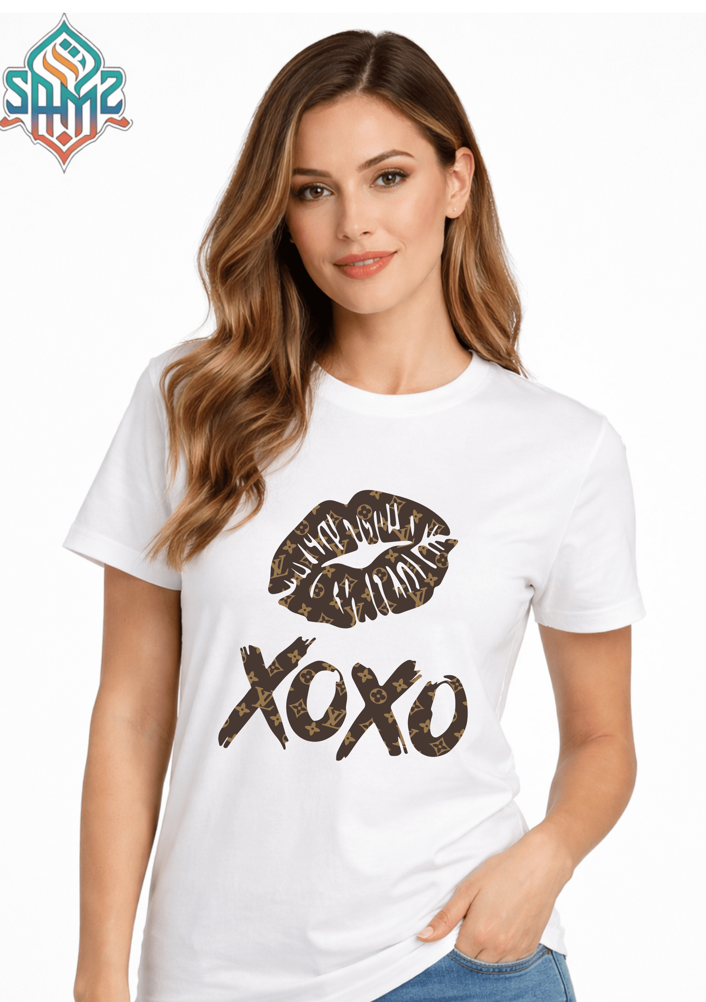 XOXO Style – Premium DTF Transfer Print for T-Shirts | Custom Heat Transfer Design for Men Women Kids | High Quality Graphic Shirt Printing | SAMZ 24