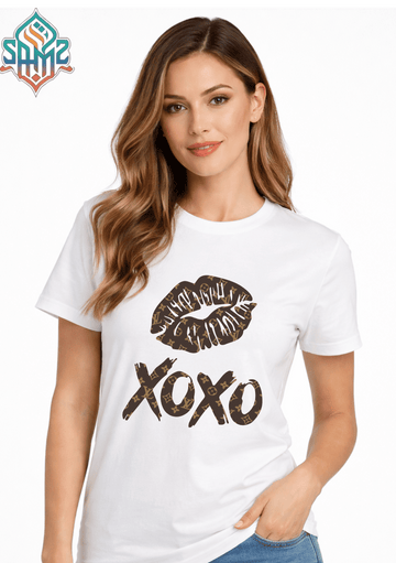 XOXO Style – Premium DTF Transfer Print for T-Shirts | Custom Heat Transfer Design for Men Women Kids | High Quality Graphic Shirt Printing | SAMZ 24