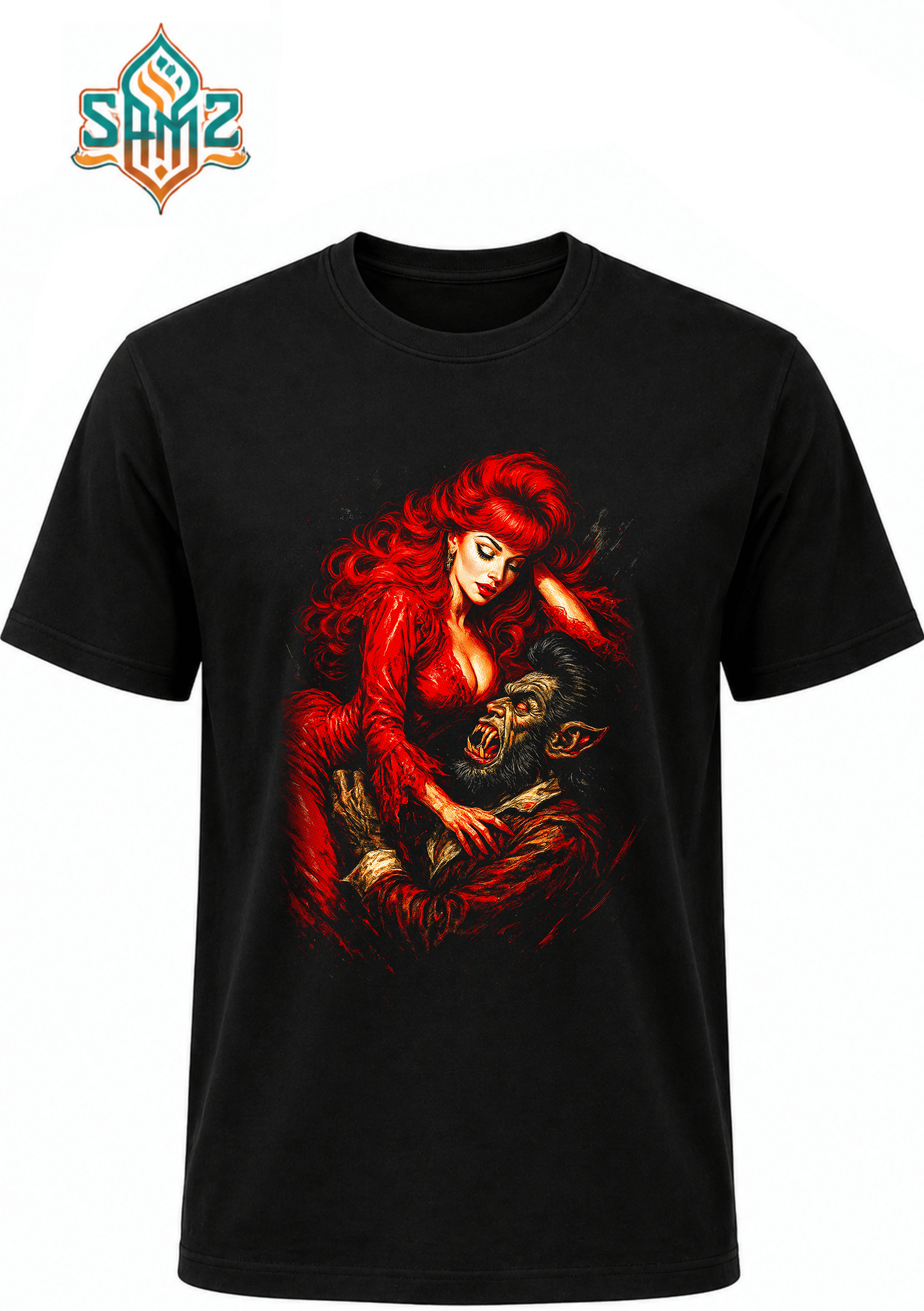 Horror Design – Premium DTF Transfer Print for T-Shirts | Custom Heat Transfer Design Unisex | High Quality Shirt Printing | SAMZ 24