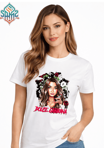 DOLCE GABBANA – Premium DTF Transfer Print for T-Shirts | Custom Heat Transfer Design for Men Women Kids | High Quality Graphic Shirt Printing | SAMZ 24