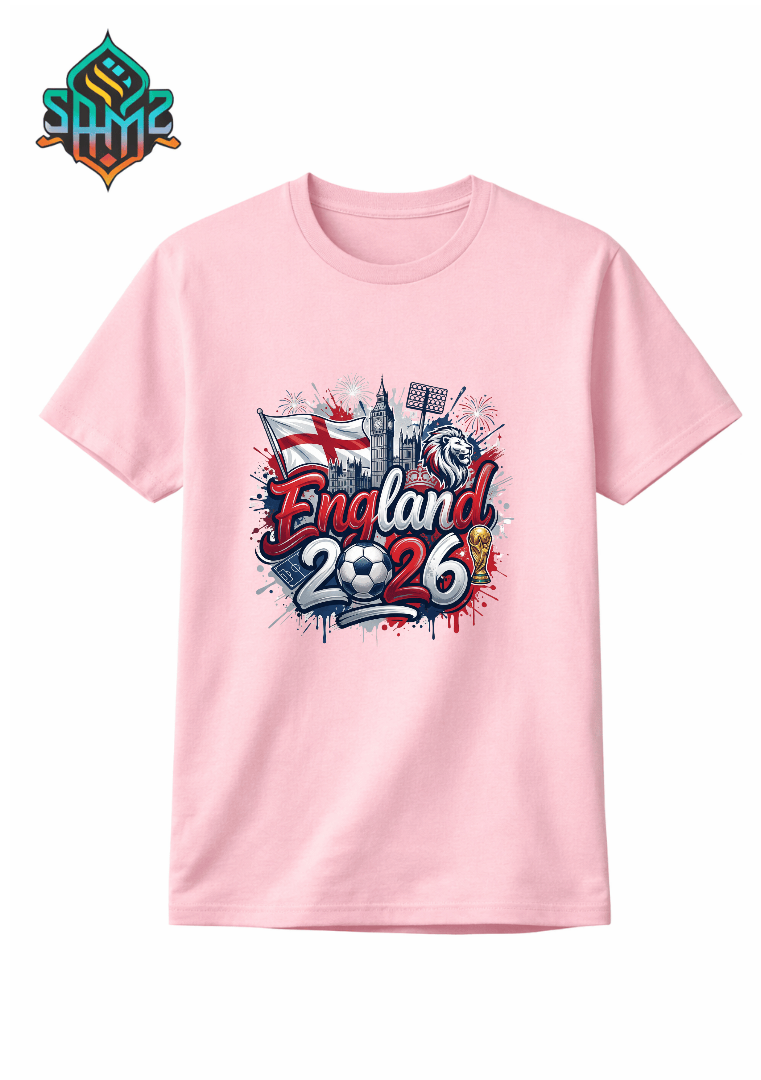 England 2026 – Premium DTF Transfer for FIFA World Cup 2026 Fan Shirts Germany | SAMZ 24
