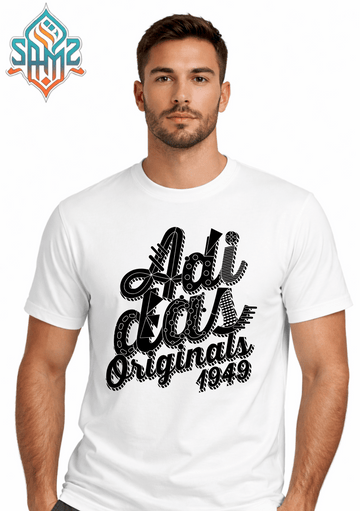 Adidas Originals 1949 – Premium DTF Transfer Print for T-Shirts | Custom Heat Transfer Design Unisex | High Quality Shirt Printing | SAMZ 24