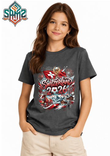 Switzerland 2026  – Premium DTF Transfer for FIFA World Cup 2026 Fan Shirts Germany | SAMZ 24