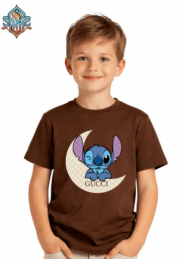 Gucci Stitch – Premium DTF Transfer Print for T-Shirts | Custom Heat Transfer Design for Men Women Kids | High Quality Graphic Shirt Printing | SAMZ 24