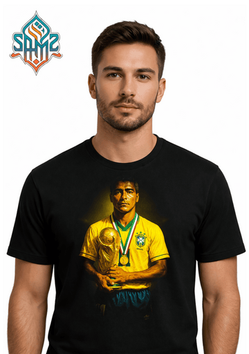 Brazil Football Legend – Premium DTF Transfer Print for T-Shirts | Custom Heat Transfer Design Unisex | High Quality Shirt Printing | SAMZ 24