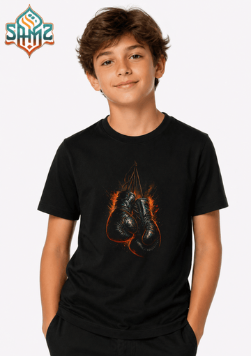 The Boxing Gloves - Premium DTF Transfer Print for T-Shirts | Custom Heat Transfer Design Unisex | High Quality Shirt Printing | SAMZ 24