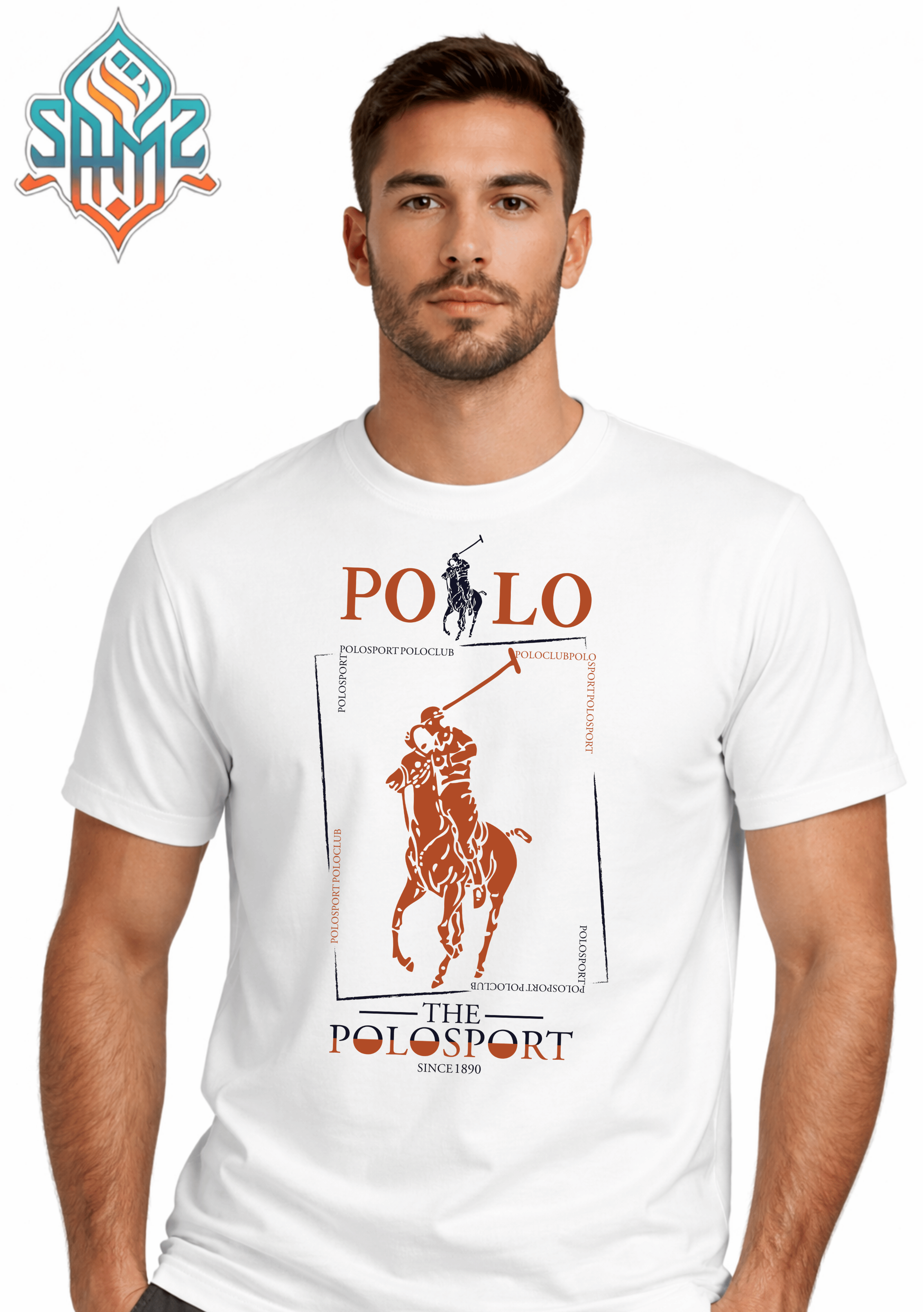 Polo Sport – Premium DTF Transfer Print for T-Shirts | Custom Heat Transfer Design Unisex | High Quality Shirt Printing | SAMZ 24
