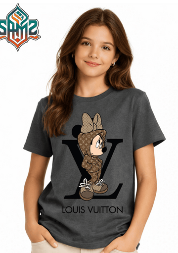 LUIS VUITON Mickey Mouse – Premium DTF Transfer Print for T-Shirts | Custom Heat Transfer Design for Men Women Kids | High Quality Graphic Shirt Printing | SAMZ 24