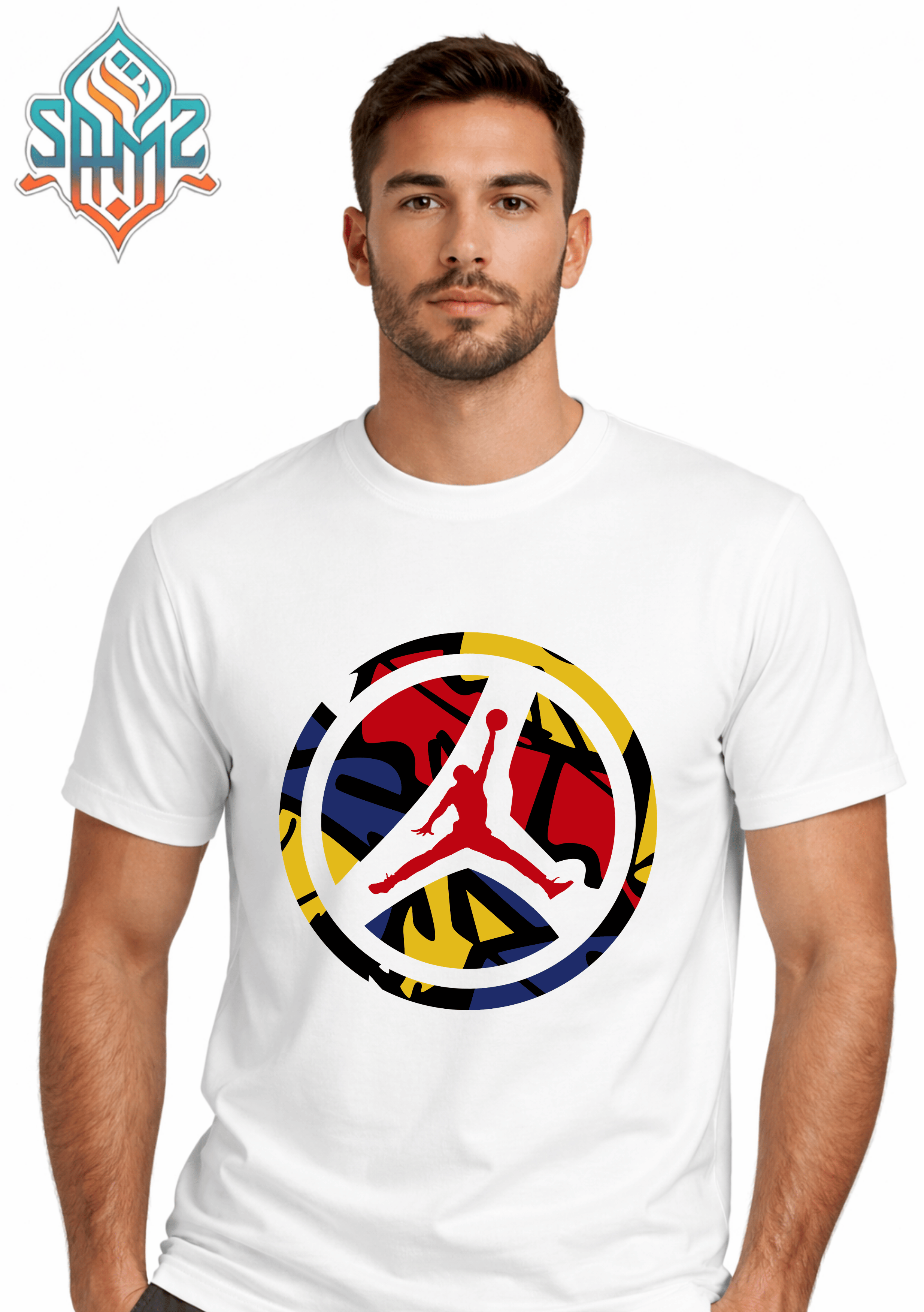 Air Jordan Circle – Premium DTF Transfer Print for T-Shirts | Custom Heat Transfer Design Unisex | High Quality Shirt Printing | SAMZ 24