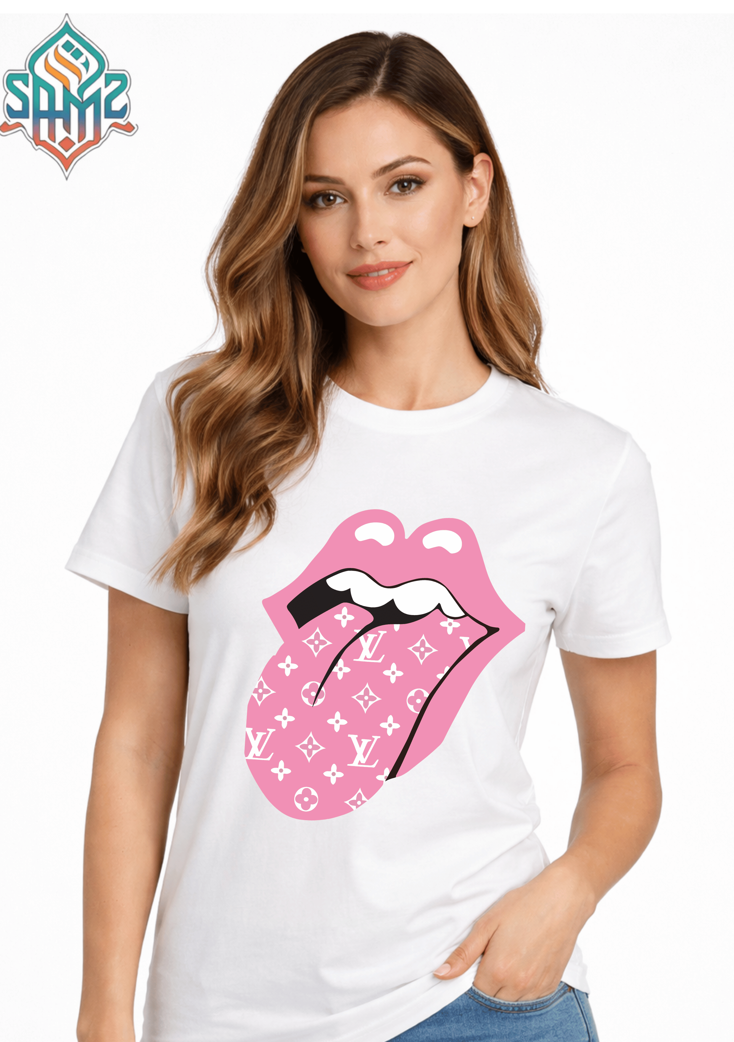 Louis Vuitton Design – Premium DTF Transfer Print for T-Shirts | Custom Heat Transfer Design for Men Women Kids | High Quality Graphic Shirt Printing | SAMZ 24