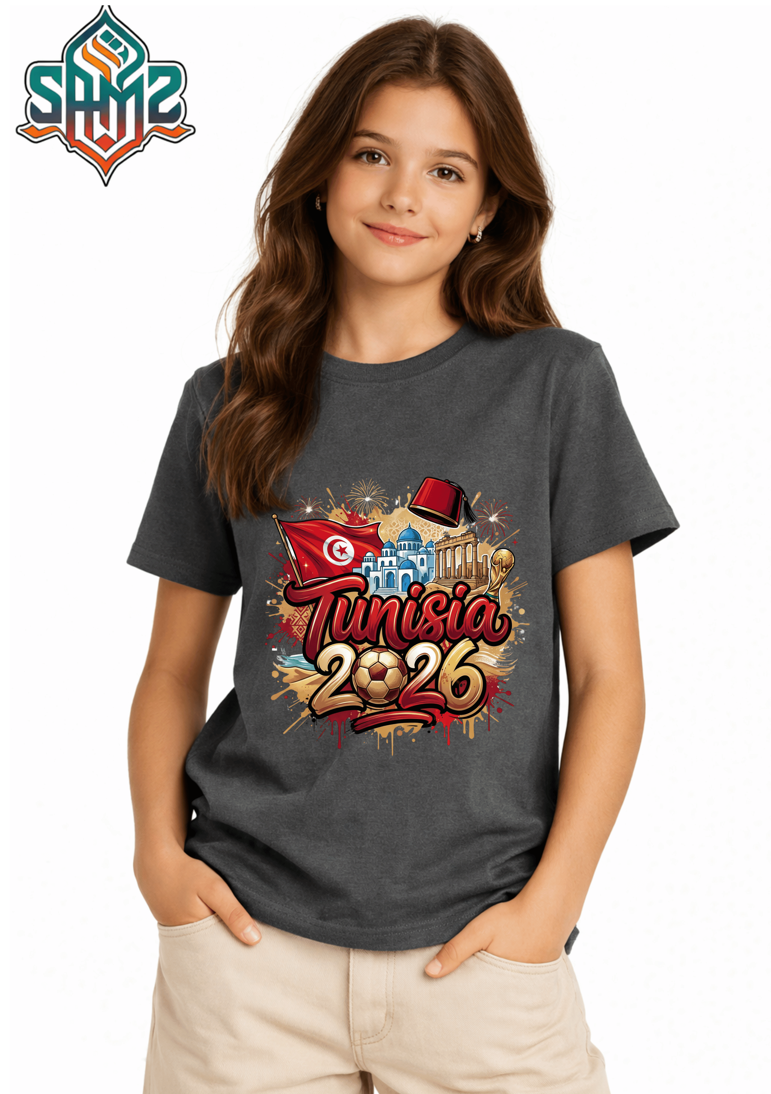 Tunisia 2026 – Premium DTF Transfer for FIFA World Cup 2026 Fan Shirts Germany | SAMZ 24