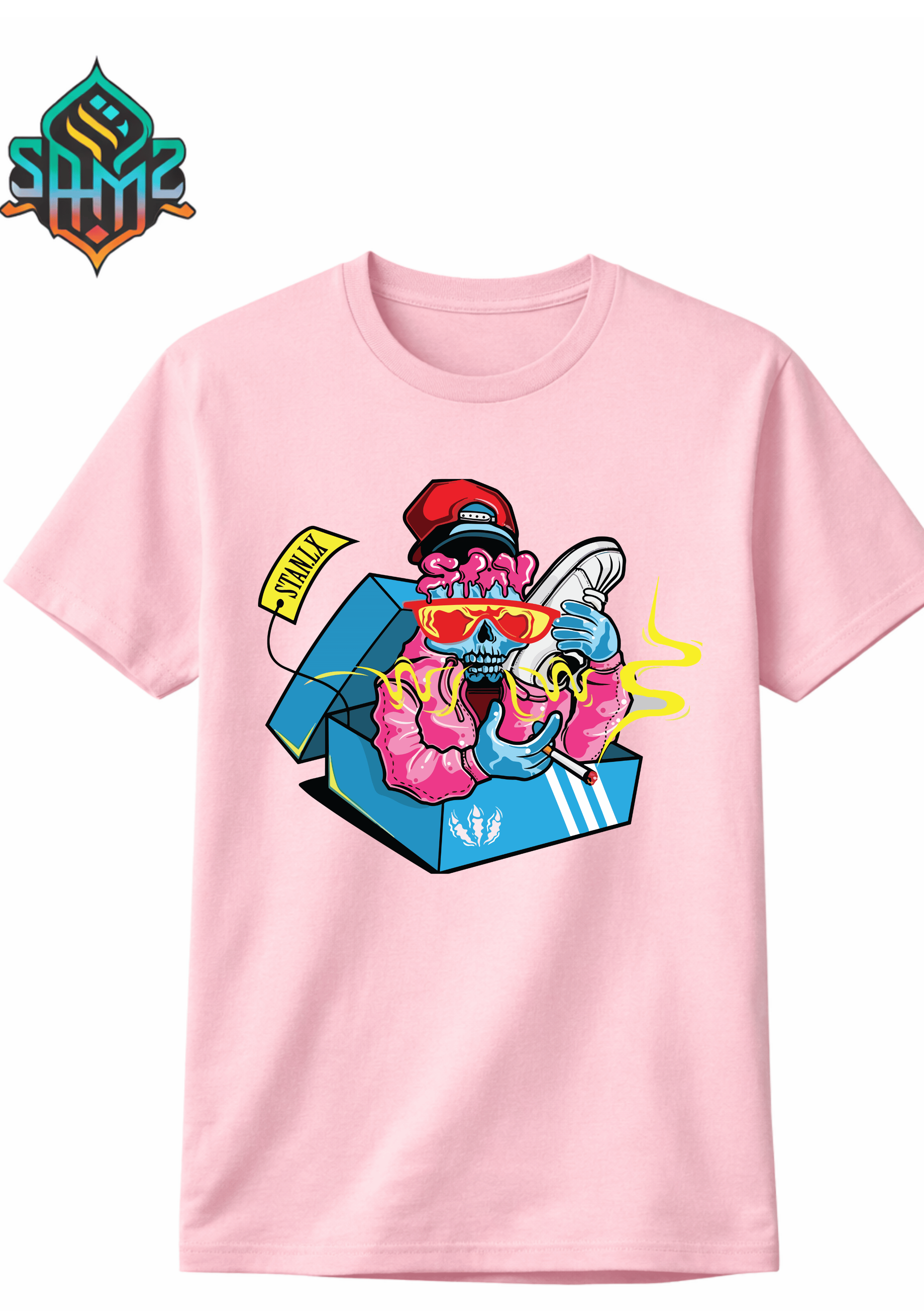 Shoe Logo – Premium DTF Transfer Print for T-Shirts | Custom Heat Transfer Design for Men Women Kids | High Quality Graphic Shirt Printing | SAMZ 24