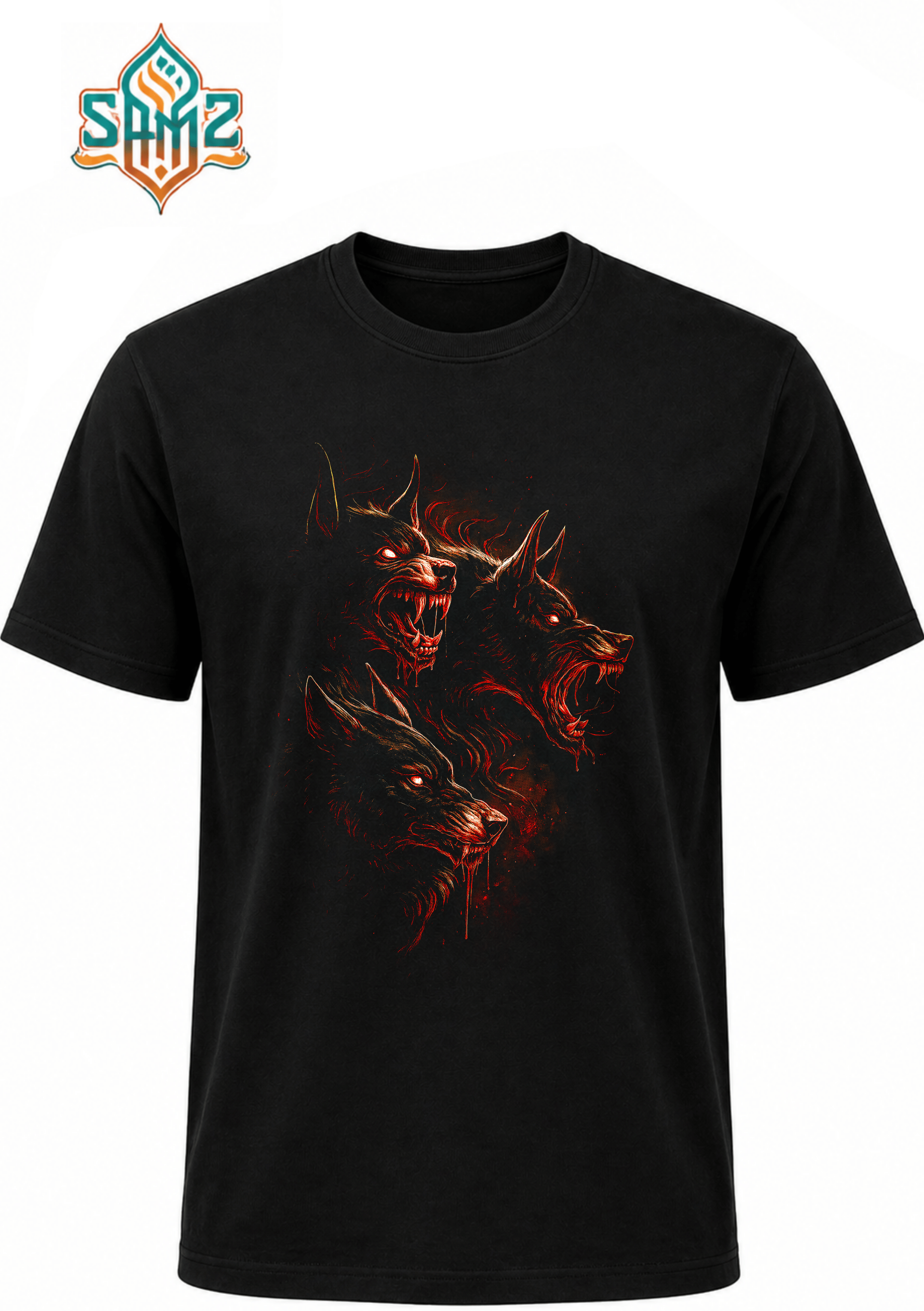 Furious Wolves – Premium DTF Transfer Print for T-Shirts | Custom Heat Transfer Design Unisex | High Quality Shirt Printing | SAMZ 24