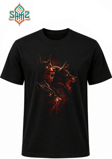 Furious Wolves – Premium DTF Transfer Print for T-Shirts | Custom Heat Transfer Design Unisex | High Quality Shirt Printing | SAMZ 24