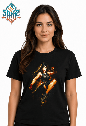 Tifa Lockhart – Premium DTF Transfer Print for T-Shirts | Custom Heat Transfer Design Unisex | High Quality Shirt Printing | SAMZ 24