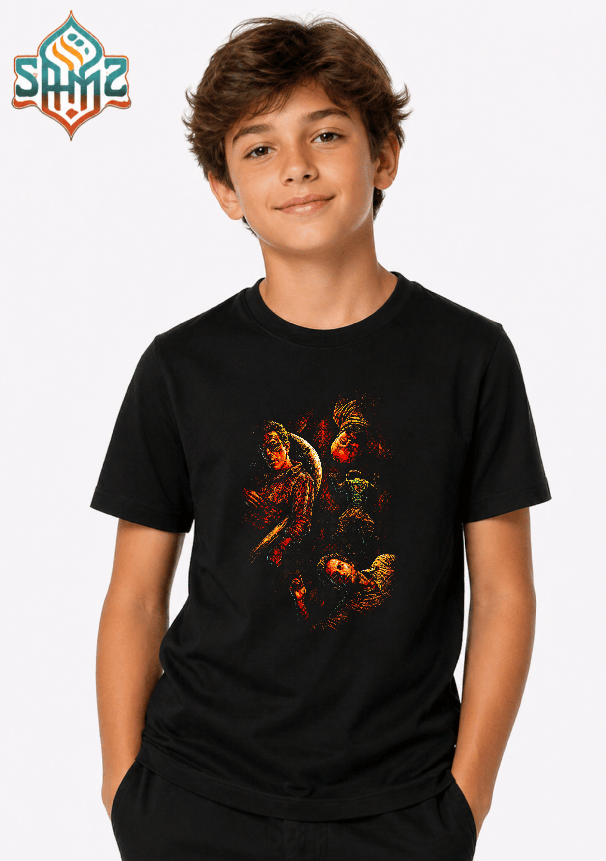 Dramatic Modernist Print - Premium DTF Transfer Print for T-Shirts | Custom Heat Transfer Design Unisex | High Quality Shirt Printing | SAMZ 24