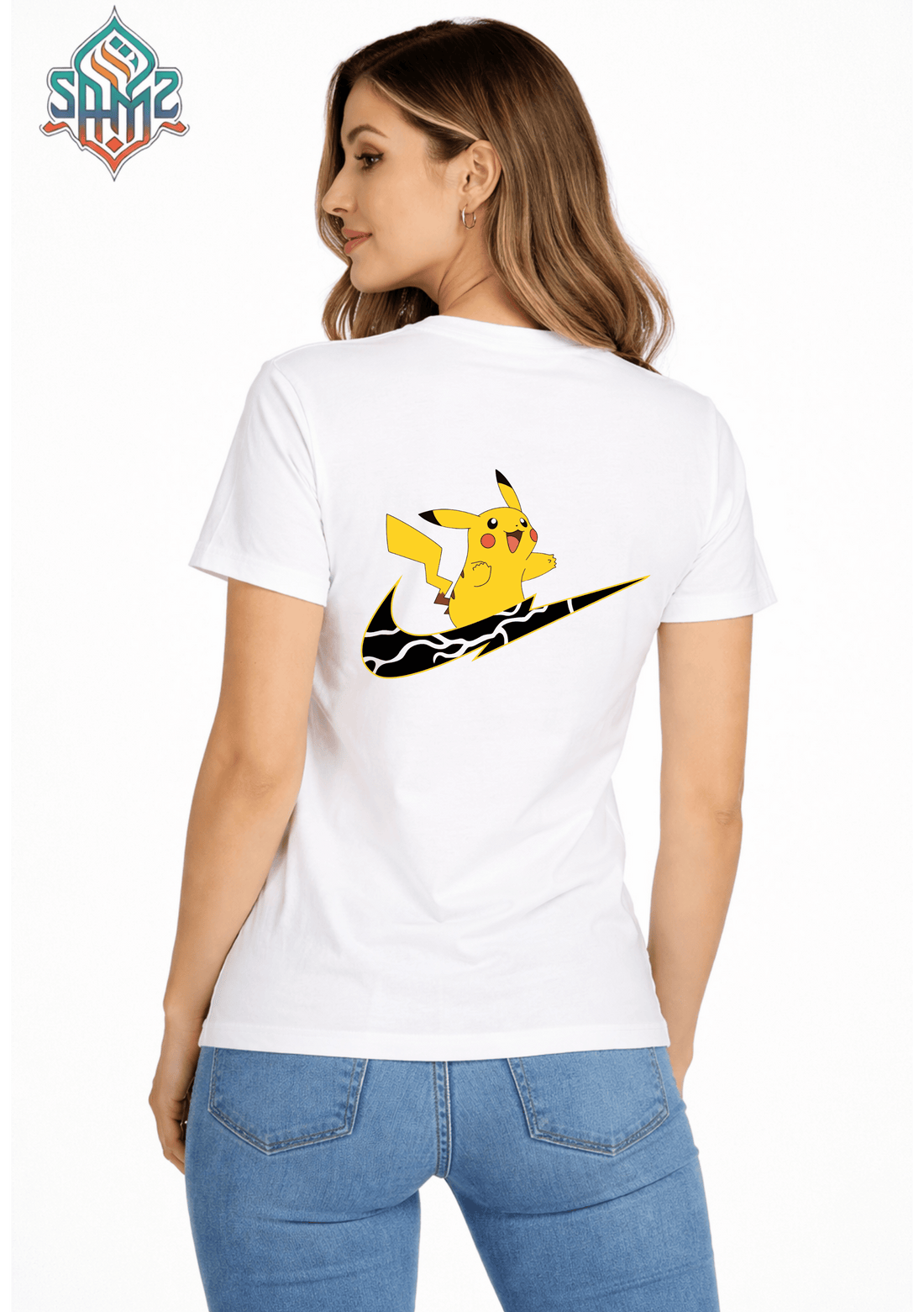 Pikachu Nike – Premium DTF Transfer Print for T-Shirts | Custom Heat Transfer Design for Men Women Kids | High Quality Graphic Shirt Printing | SAMZ 24