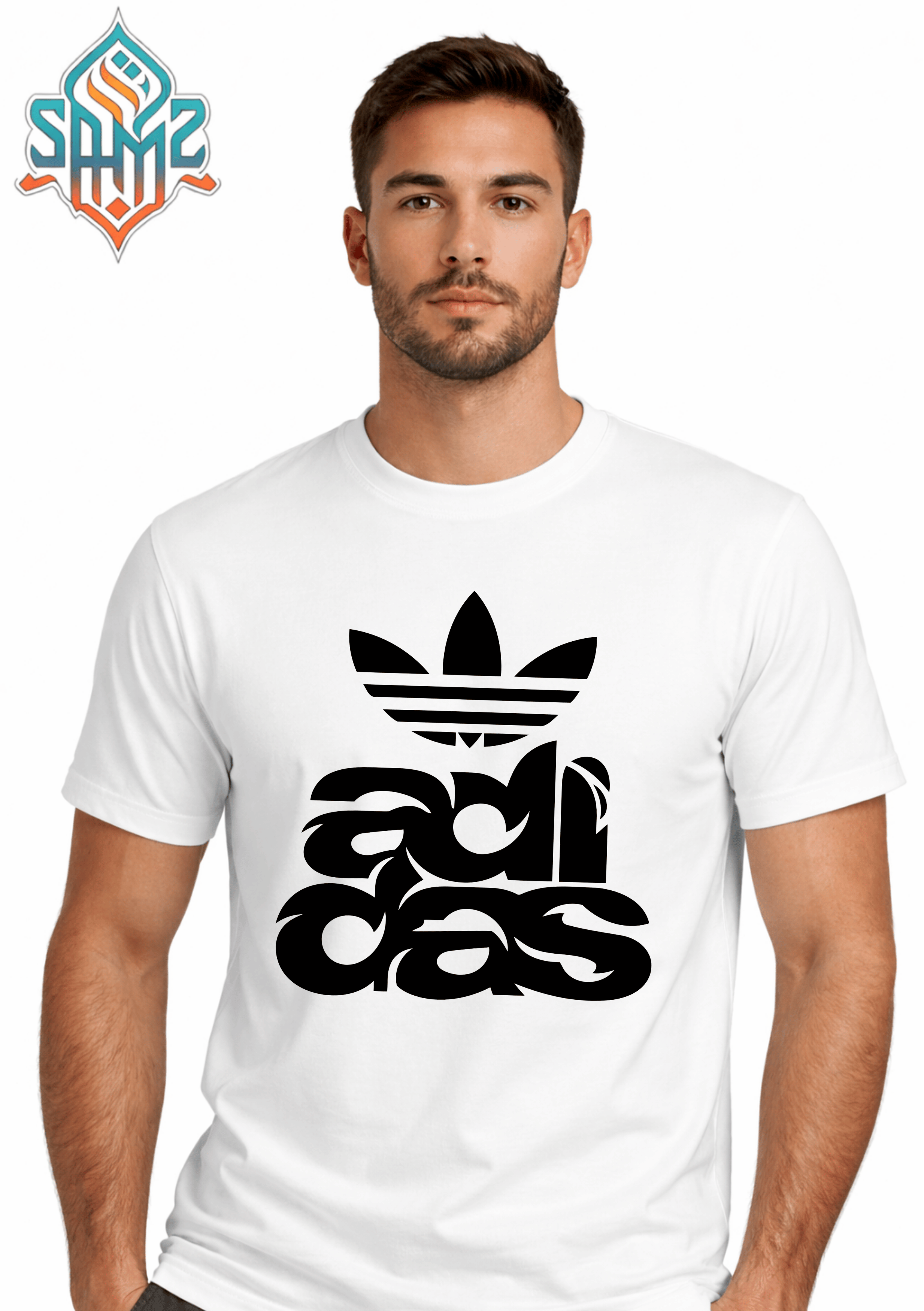 Adidas Vintage Badge – Premium DTF Transfer Print for T-Shirts | Custom Heat Transfer Design Unisex | High Quality Shirt Printing | SAMZ 24