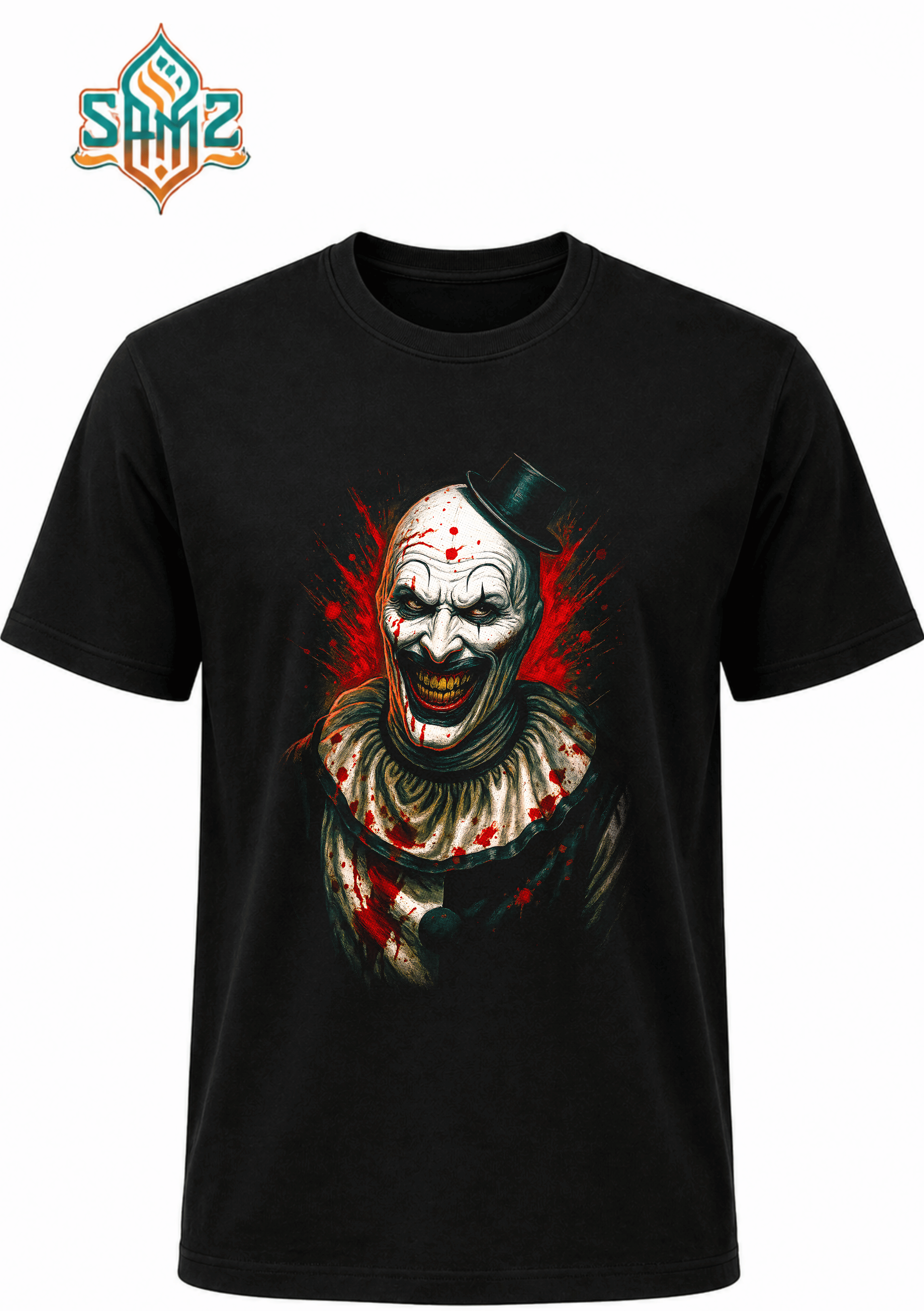 Pennywise Clown – Premium DTF Transfer Print for T-Shirts | Custom Heat Transfer Design Unisex | High Quality Shirt Printing | SAMZ 24