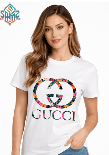 Gucci Design – Premium DTF Transfer Print for T-Shirts | Custom Heat Transfer Design for Men Women Kids | High Quality Graphic Shirt Printing | SAMZ 24
