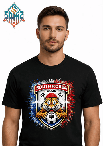 South Korea 2026 – Premium DTF Transfer for FIFA World Cup 2026 Fan Shirts Germany | SAMZ 24