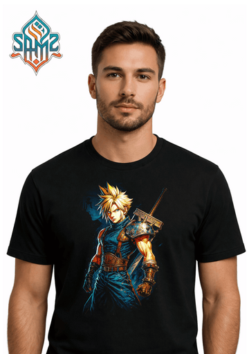 Cloud Strife – Premium DTF Transfer Print for T-Shirts | Custom Heat Transfer Design Unisex | High Quality Shirt Printing | SAMZ 24