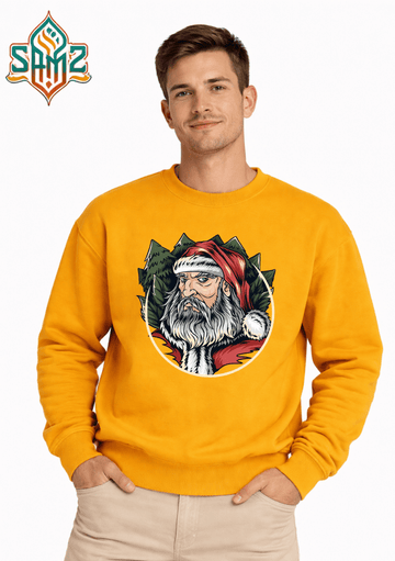 Santa Dark Legend – Premium DTF Transfer Print for T-Shirts | Custom Heat Transfer Unisex | High Quality Shirt Printing | SAMZ 24