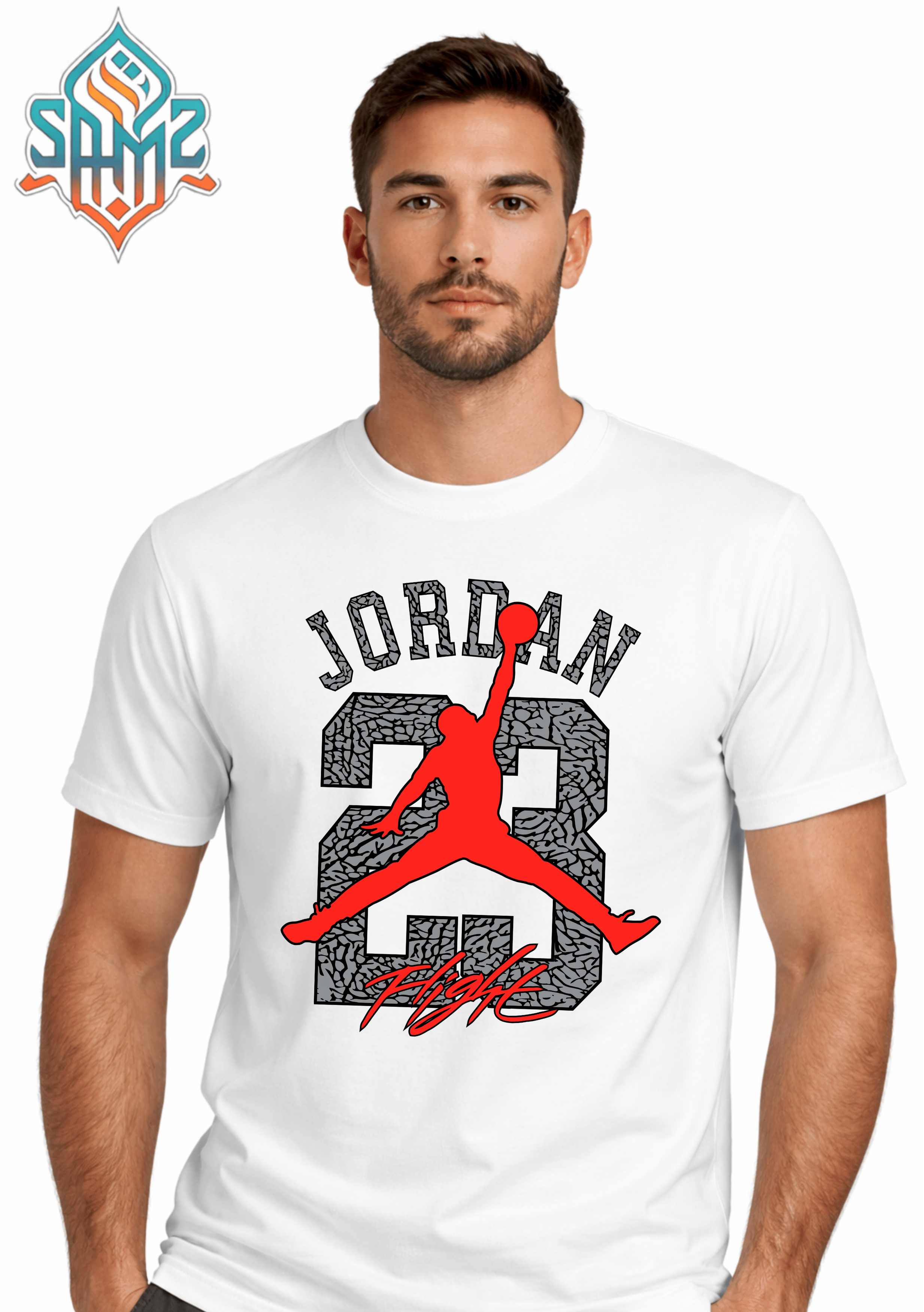 Jordan 23 Flight – Premium DTF Transfer Print for T-Shirts | Custom Heat Transfer Design Unisex | High Quality Shirt Printing | SAMZ 24