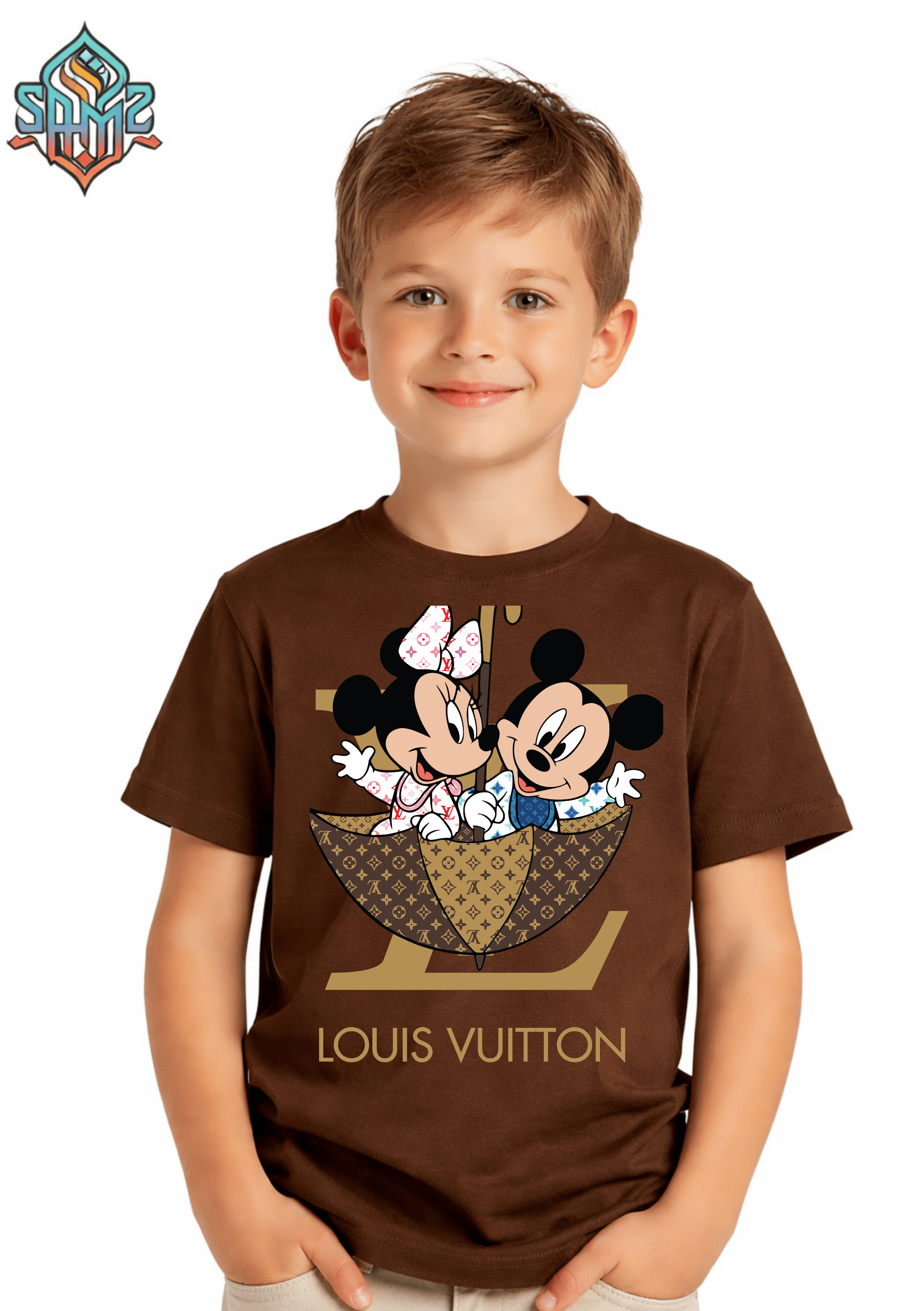 Mickey Mouse Couple Gucci – Premium DTF Transfer Print for T-Shirts | Custom Heat Transfer Design for Men Women Kids | High Quality Graphic Shirt Printing | SAMZ 24