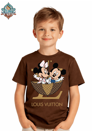 Mickey Mouse Couple Gucci – Premium DTF Transfer Print for T-Shirts | Custom Heat Transfer Design for Men Women Kids | High Quality Graphic Shirt Printing | SAMZ 24