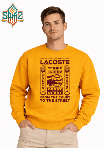 Lacoste Sport Street Logo – Premium DTF Transfer Print for T-Shirts | Custom Heat Transfer Unisex | High Quality Shirt Printing | SAMZ 24