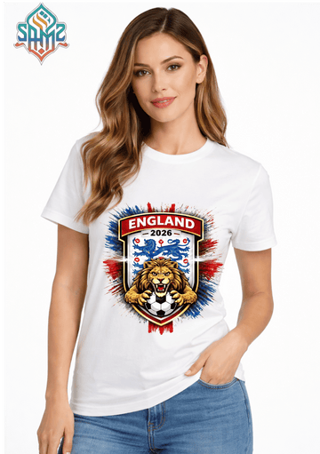 England 2026 – Premium DTF Transfer for FIFA World Cup 2026 Fan Shirts Germany | SAMZ 24