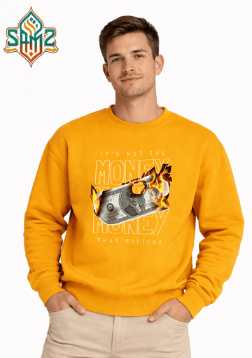 Money Burn Hustle – Premium DTF Transfer Print for T-Shirts | Custom Heat Transfer Unisex | High Quality Shirt Printing | SAMZ 24